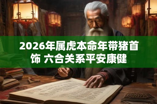 2026年属虎本命年带猪首饰 六合关系平安康健