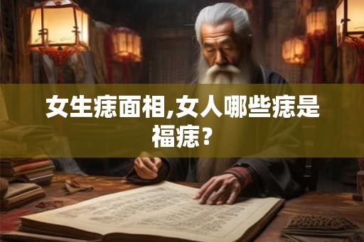 女生痣面相,女人哪些痣是福痣？