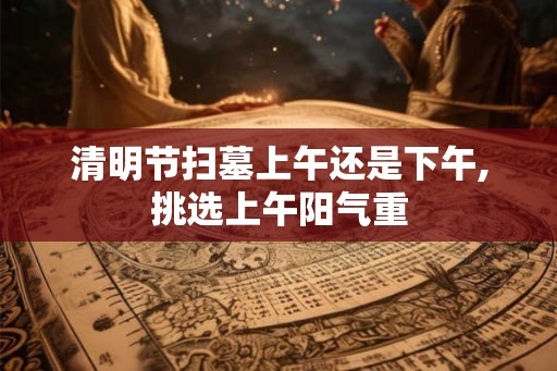 清明节扫墓上午还是下午,挑选上午阳气重