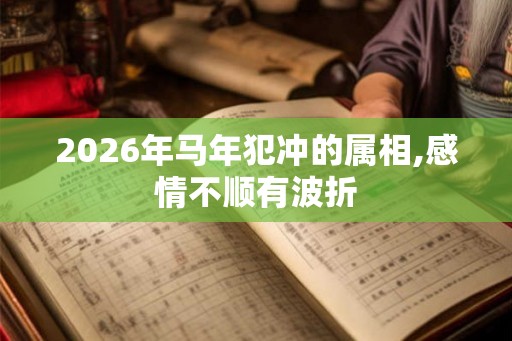 2026年马年犯冲的属相,感情不顺有波折