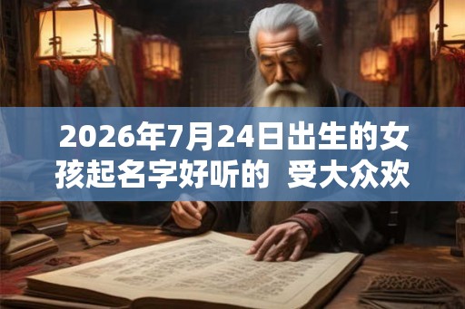 2026年7月24日出生的女孩起名字好听的 受大众欢迎的 2026年7月24日出生的女孩起名字好听的 受大众欢迎的