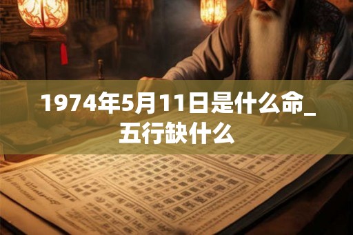 1974年5月11日是什么命_五行缺什么