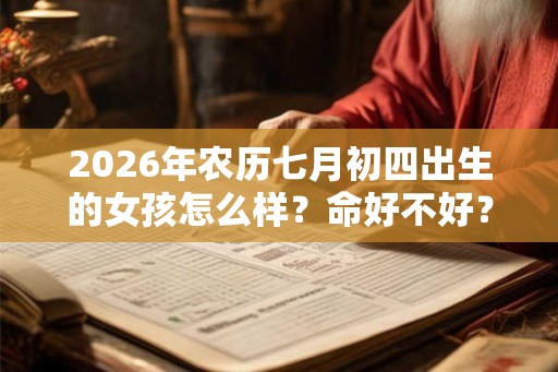 2026年农历七月初四出生的女孩怎么样？命好不好？