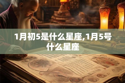 1月初5是什么星座,1月5号什么星座