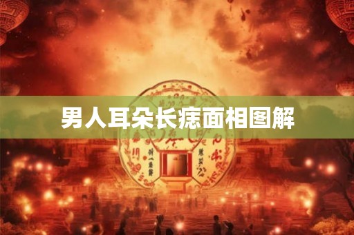 男人耳朵长痣面相图解