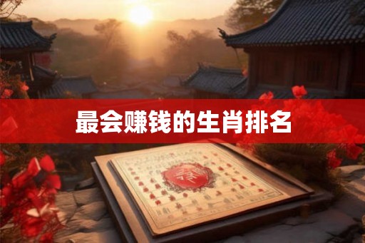 最会赚钱的生肖排名