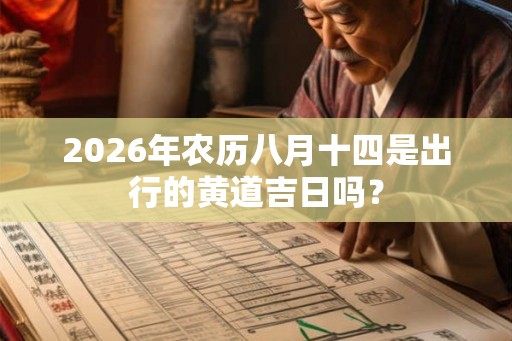 2026年农历八月十四是出行的黄道吉日吗？