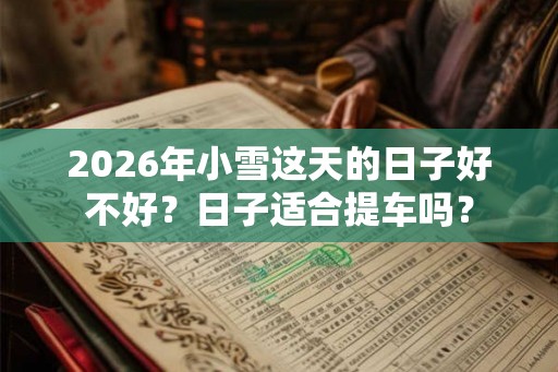 2026年小雪这天的日子好不好？日子适合提车吗？