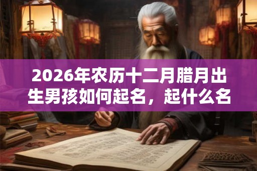 2026年农历十二月腊月出生男孩如何起名，起什么名字吉利？