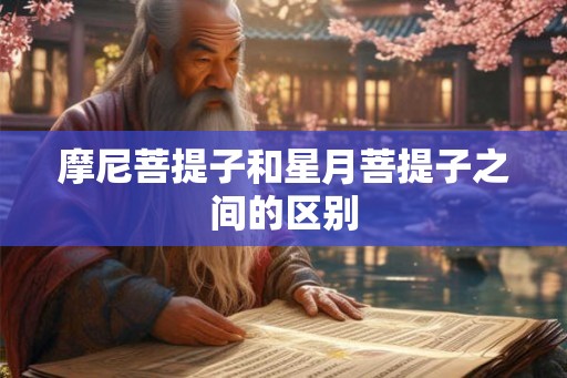 摩尼菩提子和星月菩提子之间的区别