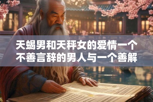 天蝎男和天秤女的爱情一个不善言辞的男人与一个善解人意的女人