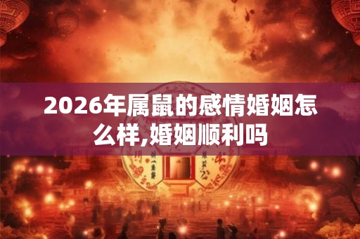 2026年属鼠的感情婚姻怎么样,婚姻顺利吗
