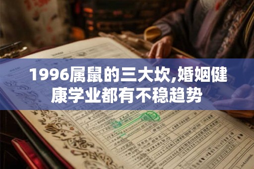 1996属鼠的三大坎,婚姻健康学业都有不稳趋势