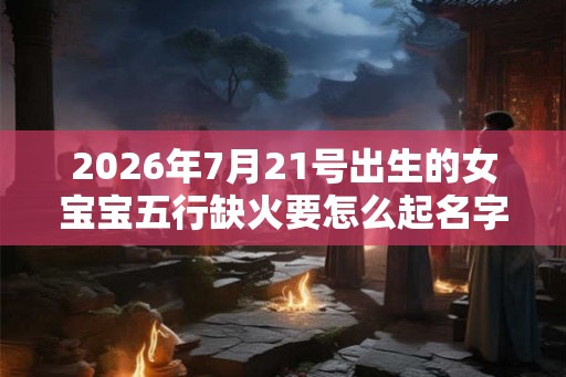 2026年7月21号出生的女宝宝五行缺火要怎么起名字