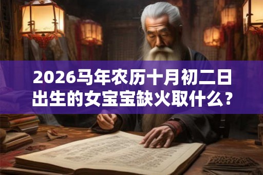2026马年农历十月初二日出生的女宝宝缺火取什么？