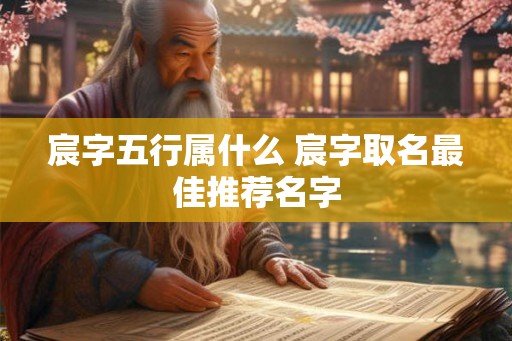 宸字五行属什么 宸字取名最佳推荐名字