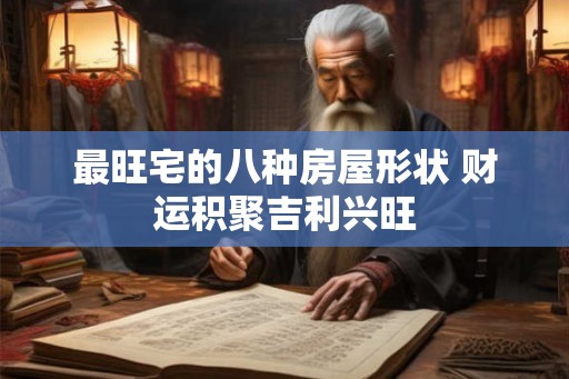 最旺宅的八种房屋形状 财运积聚吉利兴旺
