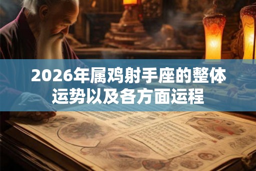 2026年属鸡射手座的整体运势以及各方面运程