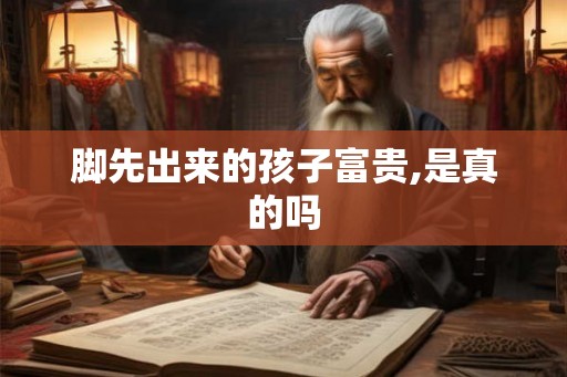 脚先出来的孩子富贵,是真的吗 脚先出来的孩子富贵,是真的吗