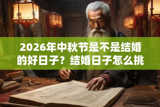 2026年中秋节是不是结婚的好日子？结婚日子怎么挑选？