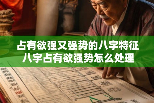 占有欲强又强势的八字特征 八字占有欲强势怎么处理