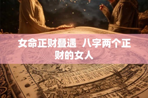 女命正财叠遇  八字两个正财的女人
