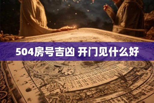 504房号吉凶 开门见什么好 504房号吉凶 开门见什么好