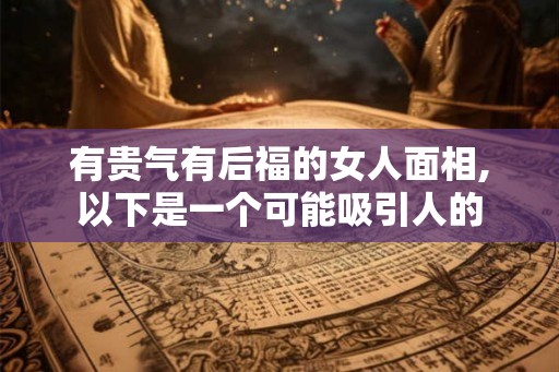 有贵气有后福的女人面相,以下是一个可能吸引人的 有贵气有后福的女人面相,以下是一个可能吸引人的