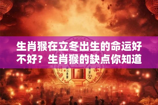 生肖猴在立冬出生的命运好不好？生肖猴的缺点你知道吗？