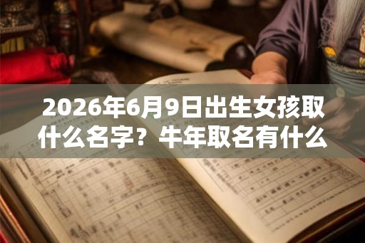 2026年6月9日出生女孩取什么名字？牛年取名有什么禁忌？