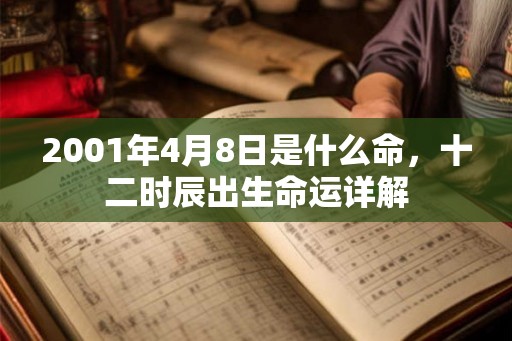 2001年4月8日是什么命，十二时辰出生命运详解
