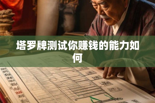 塔罗牌测试你赚钱的能力如何