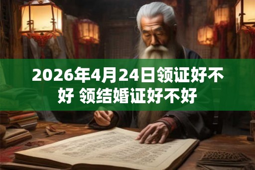 2026年4月24日领证好不好 领结婚证好不好