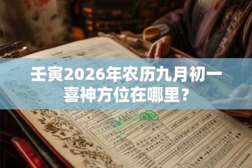 壬寅2026年农历九月初一喜神方位在哪里? 壬寅2026年农历九月初一喜神方位在哪里?