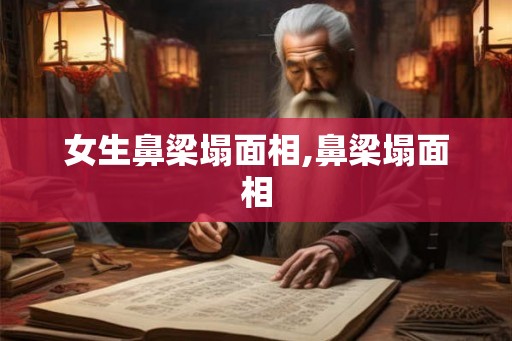 女生鼻梁塌面相,鼻梁塌面相