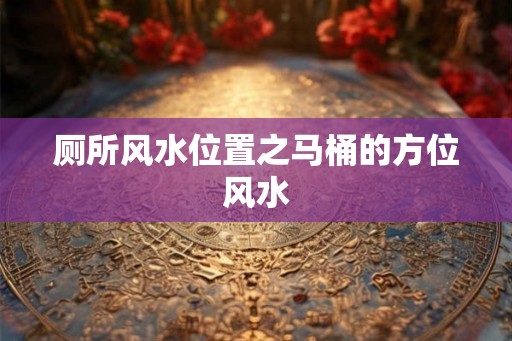厕所风水位置之马桶的方位风水 厕所风水位置之马桶的方位风水