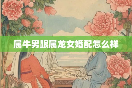 属牛男跟属龙女婚配怎么样