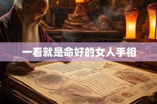 一看就是命好的女人手相