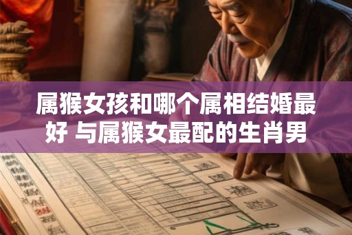 属猴女孩和哪个属相结婚最好 与属猴女最配的生肖男