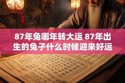 87年兔哪年转大运 87年出生的兔子什么时候迎来好运