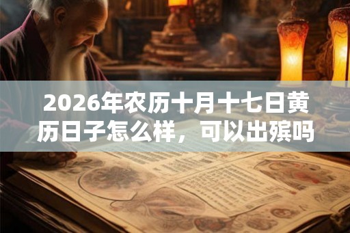 2026年农历十月十七日黄历日子怎么样，可以出殡吗？