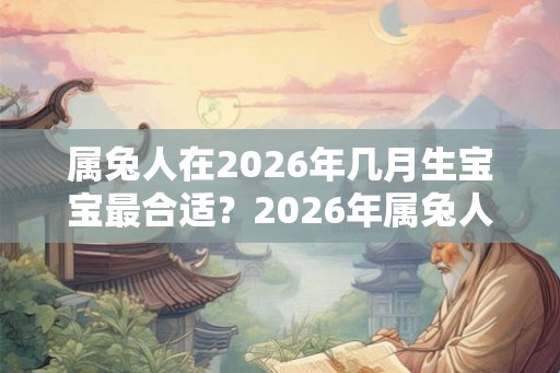 属兔人在2026年几月生宝宝最合适？2026年属兔人婚姻运势如何？