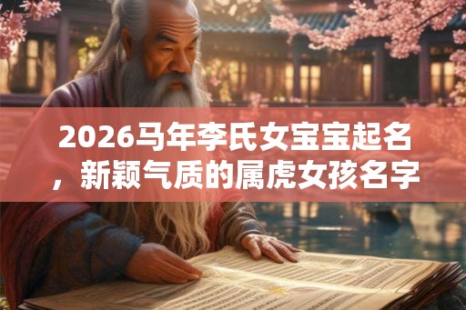 2026马年李氏女宝宝起名，新颖气质的属虎女孩名字