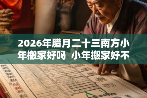 2026年腊月二十三南方小年搬家好吗  小年搬家好不好