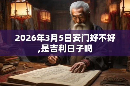 2026年3月5日安门好不好,是吉利日子吗