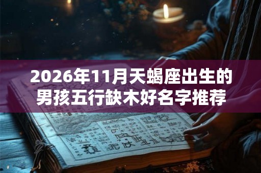 2026年11月天蝎座出生的男孩五行缺木好名字推荐 2026年11月天蝎座出生的男孩五行缺木好名字推荐