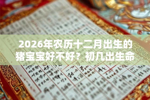 2026年农历十二月出生的猪宝宝好不好？初几出生命比较好？