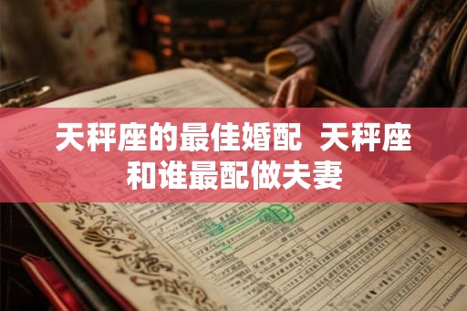 天秤座的最佳婚配 天秤座和谁最配做夫妻 天秤座的最佳婚配 天秤座和谁最配做夫妻