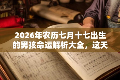 2026年农历七月十七出生的男孩命运解析大全，这天出生好吗？