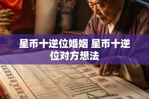 星币十逆位婚姻 星币十逆位对方想法